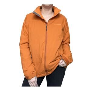Patagonia Womens Solar Wind Soft Shell Outdoor Jacket Orange XL